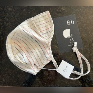 Briar brimmed baby bonnet